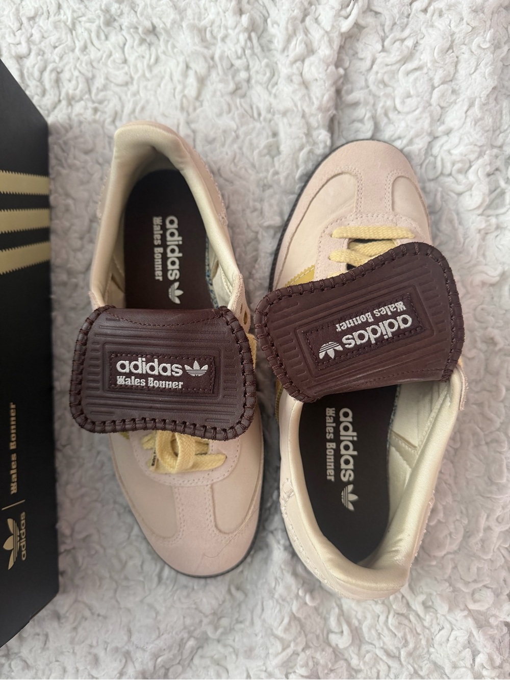 Wales Bonner x Adidas Samba in Ecru Tint - Picture 3 of 5